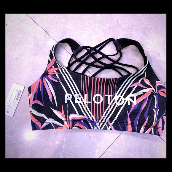 Peloton Other - Peloton M sports Bra with leaf pattern